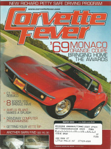 CORVETTE FEVER 2008 MAR - C3 RACER, 69 427, REPROGRAMING, TIC-TOC-TACH